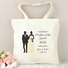 Mother of the Groom Personalized Tote Bag