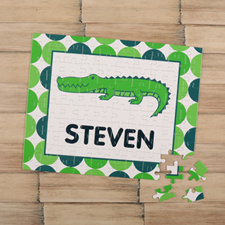 Crocodile Personalized Kids Puzzle