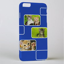 Blue Three Collage Photo iPhone 6+ Case