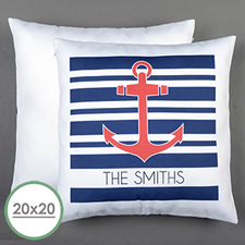 Anchor Personalized Large Pillow Cushion Cover 20