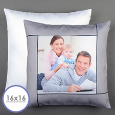 Grey Personalized Pillow Cushion Cover 16