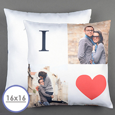 I Love Personalized Pillow Cushion Cover 16