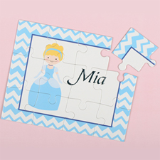 Little Princess Personalized Kids Puzzle, Gold Hair