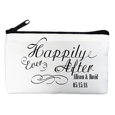 Happy Ever After Personalized Cosmetic Bag Medium