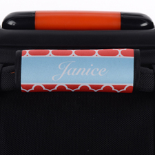 Red Clover Personalized Luggage Handle Wrap