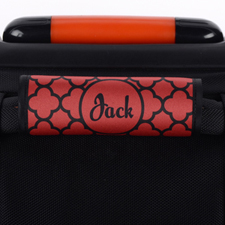 Red Clover Personalized Luggage Handle Wrap