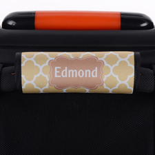 Brown Clover Personalized Luggage Handle Wrap