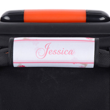 Cherry Blossom Personalized Luggage Handle Wrap