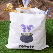 Witch Feet Personalized Trick or Treat Bag