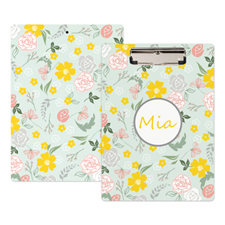 Floral Personalized Clipboard