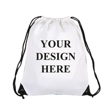Custom Full Color Print Drawstring Backpack