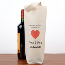 Wedding Party Personalized Wine Cotton Tote
