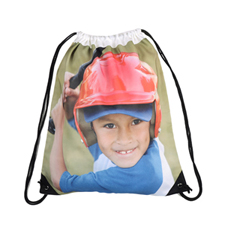 Personalized Photo Drawstring Backpack