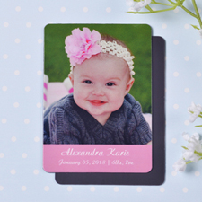 Personalized Meet Miss Birth Announcement