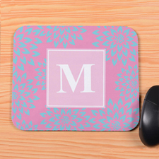Pink Blooms Personalized Mousepad