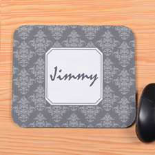 Charcoal Vintage Personalized Mousepad