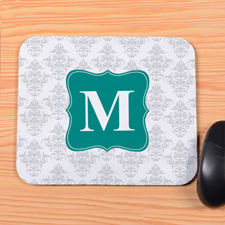 Silver Vintage Personalized Mousepad