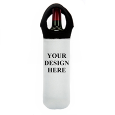 Personalized Photo Neoprene Wine Tote Bag (Custom 1-Side)