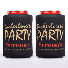 Personalized Bachelorette Can Cooler