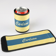 Yellow Arrow Personalized Can And Bottle Wrap