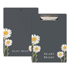Daisies Personalized Clipboard
