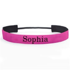 Hot Pink Personalized Name 1 Inch Headband