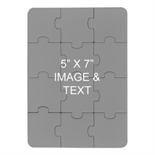 5”X7” Magnetic Personalized Puzzle, Portrait