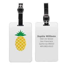 Pineapple Personalized Luggage Tag