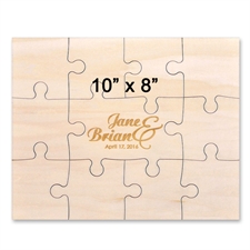 10 x 8 Wooden Engraved Jigsaw Puzzle  (11 piece)