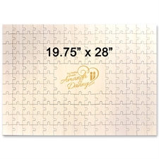 19.75 x 28 Engraved Wooden Guestbook Jigsaw Puzzle (151 pieces)