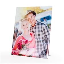 Design Your Own 8 x 10 Photo Glass Print with Stand, Portriat