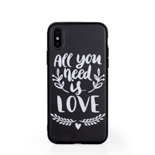 Custom Design Phone Case with Black Liner for iPhone X