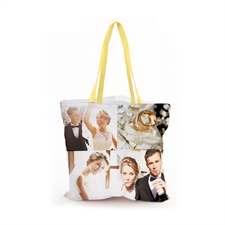 Custom Four Collage All Over Print Tote Bag, 13” x 13”