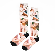 Custom Design Knee High Unisex Socks, Medium
