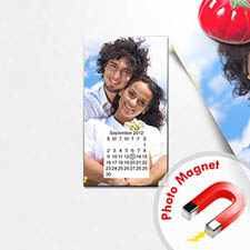 Create Calendar Save The Date Portrait 2x3.5 Card Size Magnet