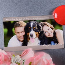 Create Our Memories Save The Date Photo 2x3.5 Card Size Magnet