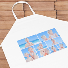 Eight Collage Photo Apron, Adult