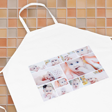 Eveven Collage Photo Apron, Adult