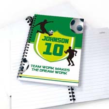 Personalized Soccer Player Notebook