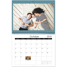 Personalized Small Grids, Large Wall Calendar (14