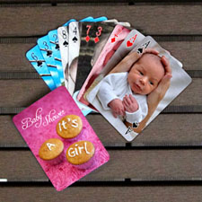 Custom Photo Playing Cards Baby Shower Party Favors