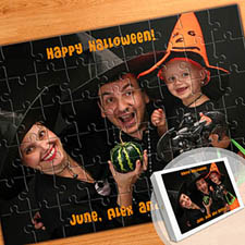 Custom Large Halloween Photo Jigsaw Puzzle, Horizontal