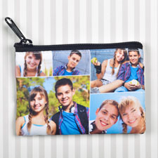 Personalized Five Collage Coin Purse (Same Image)