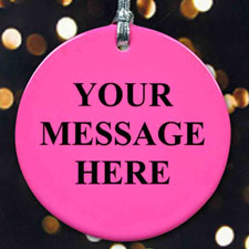 Hot Pink Personalized Text