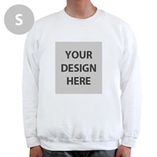Design Your Own Personalized Photo White Sweatshirt
