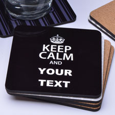 Black Keep Clam Personalized Text