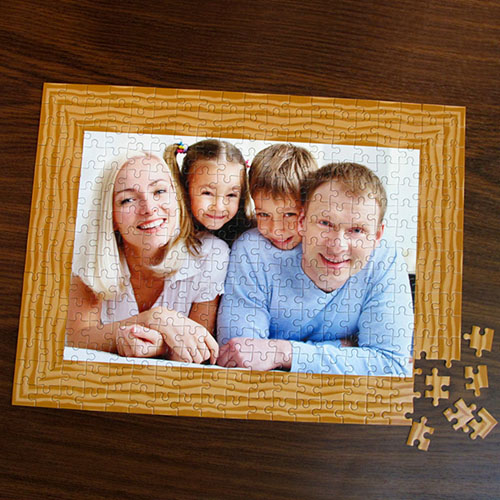 Custom Large Photo Jigsaw Puzzle, Wood