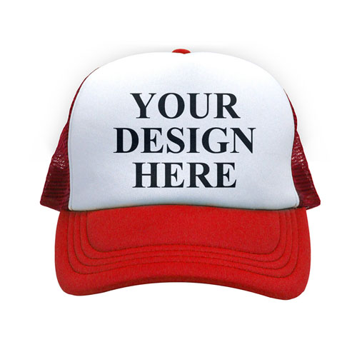 Custom Trucker Hat Red