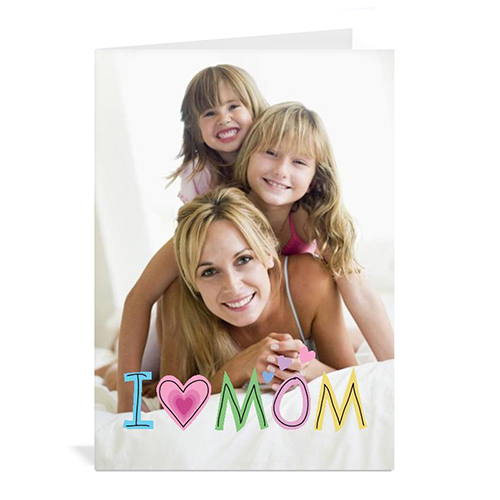 Personalized Photo Greeting Cards, 5x7 Portrait Folded