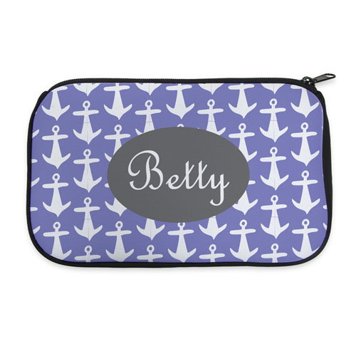 Personalized Neoprene Anchor Cosmetic Bag (6 X 10 Inch)